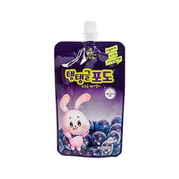 【韓味不二】QQ果凍飲-葡萄口味(兔子版) 130ml/包X20入
