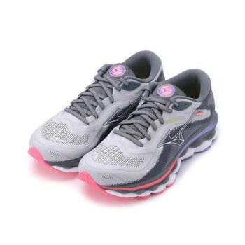 MIZUNO WAVE SKY 7 寬楦慢跑鞋 珍珠藍 J1GD231221 女鞋