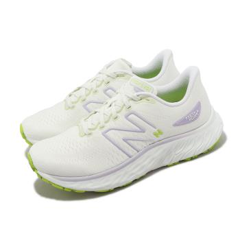 New Balance 慢跑鞋 EVOZ V3 D 寬楦 女鞋 白 綠 運動鞋 緩震 路跑 NB 紐巴倫 WEVOZCS3-D