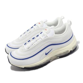 Nike 休閒鞋 Wmns Air Max 97 女鞋 白 藍 厚底 子彈 氣墊 反光 FJ5482-100