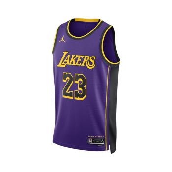 Nike 球衣 LeBron James 湖人 NBA Jersey 紫 黃 籃球背心 LBJ 網眼 DO9530-508