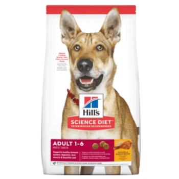 東森獨家特惠組_Hills 希爾思 寵物食品 成犬 雞肉與大麥15公斤 (飼料 狗飼料) 效期：20240630