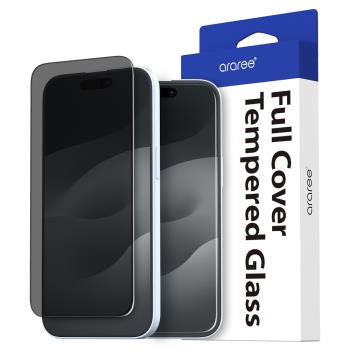 Araree Apple iPhone 15 系列 防窺強化玻璃螢幕保護貼