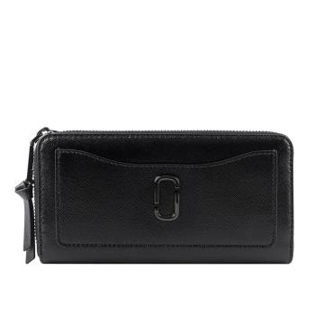 MARC JACOBS The Snapshot DTM 防刮皮革ㄇ形拉鍊長夾(黑色) 2F3SMP047S07 001