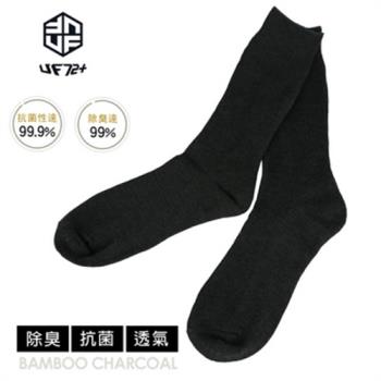 【UF72】UF5025(五雙入)ELF除臭竹炭條紋中統休閒襪