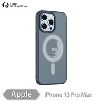 【O-ONE】APPLE iPhone13 Pro Max『軍功II防摔殼-磨砂磁石版』 O-ONE MAG保護殼磨砂抗指紋磁吸防摔殼真機開模孔位精準