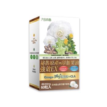 【太田森一】強效EX印加果紅花籽山茶花籽油液態軟膠囊（60顆/盒）X1