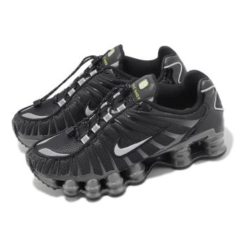 Nike 休閒鞋 Wmns Shox TL 黑 鐵灰 銀 女鞋 漆皮 彈簧鞋 運動鞋 FV0939-001