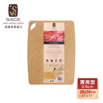 【美國SAGE】抗菌木砧板 實用型(28x38cm)-美國原裝進口
