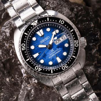 【SEIKO】精工 Prospex 愛海洋 魟魚 SRPE39J1 陶瓷圈 兩百米潛水錶 機械男錶 4R36-06Z0U 藍 45mm