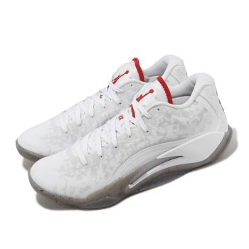 Nike 籃球鞋 Jordan Zion 3 PF 男鞋 雪花白 灰 紅 胖虎 錫安 Fresh Paint DR0676-106