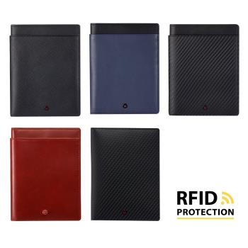 MONDAINE 瑞士國鐵 蘇黎世系列RFID防盜雙本護照夾-多款任選