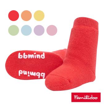 【Familidoo 法米多】bbmind 台灣製 彩虹嬰兒襪 0~3個月適用(薄襪)