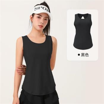 米蘭精品 瑜珈服運動背心-速乾透氣網紗鏤空美背背心女運動服3色74em17