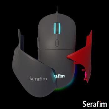 Serafim M1 創新變形滑鼠(附2色Shield配件)