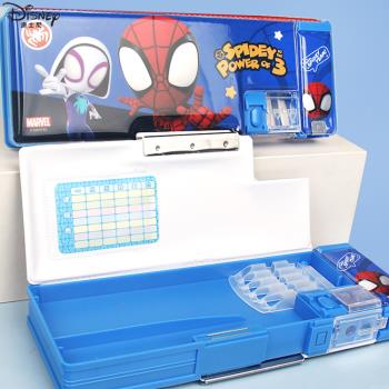 漫威英雄蜘蛛人雙面鉛筆盒多功能鉛筆盒 579974(復仇者聯盟 平輸品)【卡通小物】