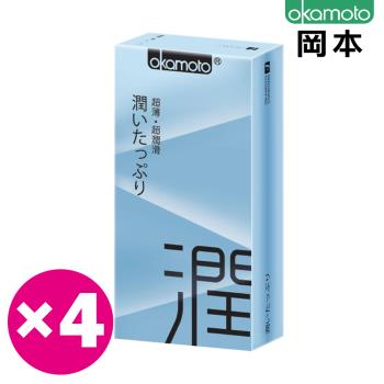 岡本．CITY 極潤型保險套（10入×4盒)