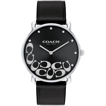 COACH 星砂LOGO C 時尚腕錶/黑/36mm/CO14504336