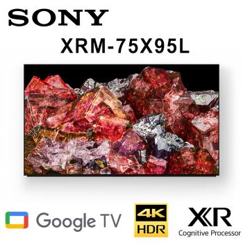 SONY XRM-75X95L 75吋 4K HDR智慧液晶電視 公司貨保固2年 基本安裝 另有XRM-85X95L