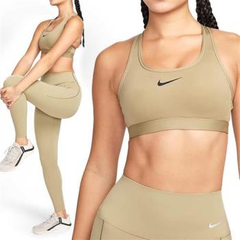 Nike Nike AS W NK SWSH MED SPT Bra 女款 綠色 中度支撐 運動內衣 DX6822-276