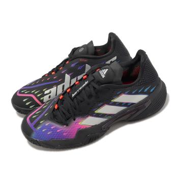 adidas 網球鞋 Barricade M 男鞋 黑 紫 緩震 穩定 運動鞋 愛迪達 GY1445
