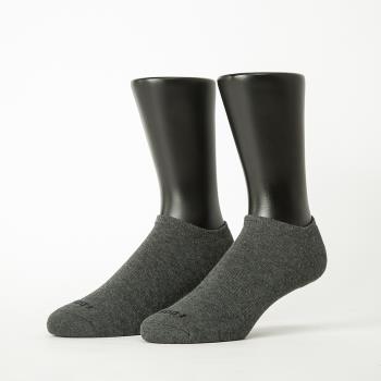 【FOOTER除臭襪】微分子氣墊單色船型薄襪-男款(T71L/XL-深灰)