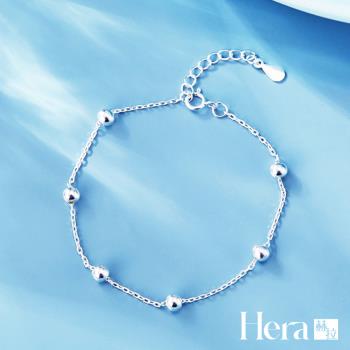 【Hera 赫拉】文青圓珠精鍍銀手環 H111071202