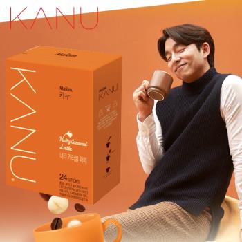 【Maxim】KANU 堅果風味焦糖拿鐵咖啡(17.3g×24入/盒)