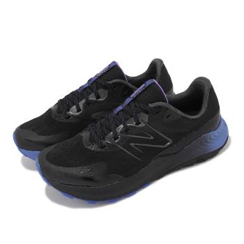 New Balance 越野跑鞋 DynaSoft Nitrel V5 2E 寬楦 男鞋 黑 藍 戶外 運動鞋 NB 紐巴倫 MTNTRTK5-2E