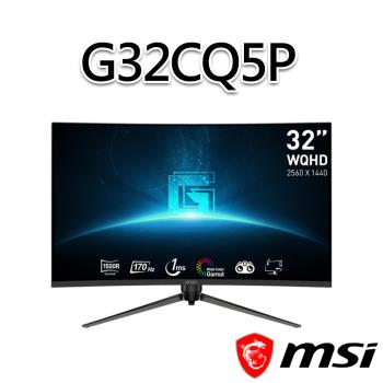 msi微星 G32CQ5P 31.5吋 曲面電競螢幕