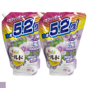 P&G BOLD 超濃縮洗衣精 2.32kg  補充包 紫色 (薰衣草香) 2入組