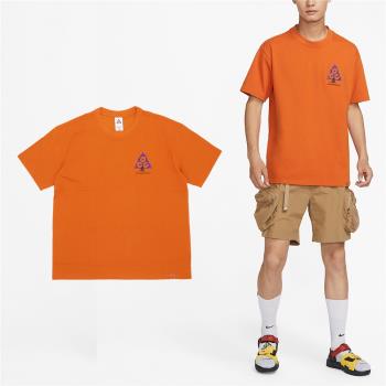 Nike 短袖 ACG Tee 橘 紫 上衣 男款 厚磅 寬鬆 挺版 FJ1132-893