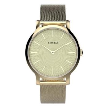 【TIMEX】天美時 風格系列  34毫米超薄米蘭帶優雅手錶  (金TXTW2V92800)