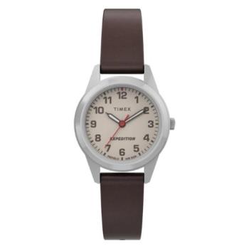 【TIMEX】天美時 遠征系列 26 毫米皮革手錶 (米x棕 TXTW4B25600)