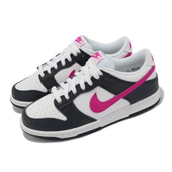 Nike 休閒鞋 Dunk Low GS 大童 女鞋 深藍 桃紅 Obsidian Fierce Pink FB9109-401