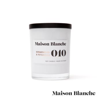 澳洲 Maison Blanche 010 雪松廣藿香 200g 手工香氛蠟燭
