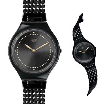 Swatch 獨特夜黑魅力石英腕錶 SVOB103G 16cm