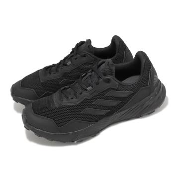 adidas 越野跑鞋 Tracefinder 男鞋 黑 全黑 戶外 環保材質 運動鞋 入門款 愛迪達 Q47235