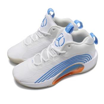 Nike 籃球鞋 Jordan Jumpman 2021 PF 白 藍 橘 男鞋 氣墊 FD9908-141