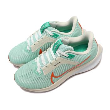 Nike 慢跑鞋 Wmns Air Zoom Pegasus 40 女鞋 小飛馬 綠 橘 運動鞋 DV3854-300