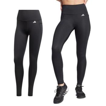 Adidas OPME Rib 11 L 女款 黑色 訓練 健身 排汗 高腰 九分褲 緊身褲 長褲  IA7166