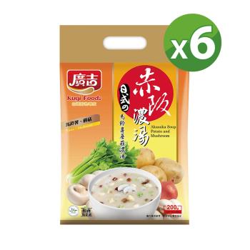 【廣吉】赤阪濃湯-馬鈴薯蘑菇20g*10包*6袋