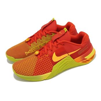 Nike 訓練鞋 Metcon 8 AMP 男鞋 紅 綠 魔鬼氈扣 訓練 重訓 健身 舉重 運動鞋 DV9019-600