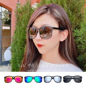 【SINYA】抗UV太陽眼鏡 時尚百搭大框墨鏡 共四色 顯小臉經典款 台灣製 防爆鏡片N607