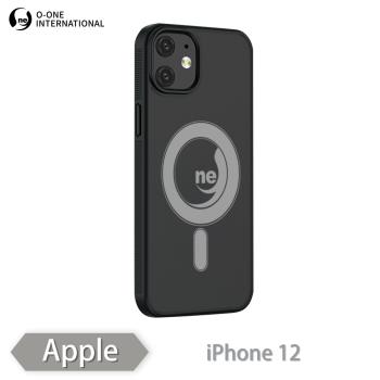 【O-ONE】APPLE iPhone 12『軍功II防摔殼-磨砂磁石版』 O-ONE MAG保護殼 磨砂抗指紋磁吸防摔殼 真機開模 孔位精準