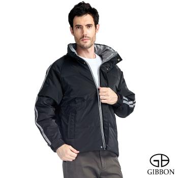 GIBBON 設計款時尚保暖羽絨外套‧經典黑