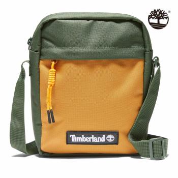 Timberland 中性橄欖綠色磨砂革側背包|A2QQHU31-網-滿額贈