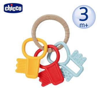 chicco-ECO+ 繽紛鑰匙圈安撫玩具