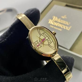 Vivienne Westwood 薇薇安女錶 22mm, 32mm 銀橢圓形精鋼錶殼 白金色簡約, 中三針顯示錶面款 VW00008
