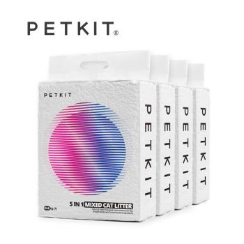 【PETKIT 佩奇】5合1活性碳混合貓砂7L【4入裝】